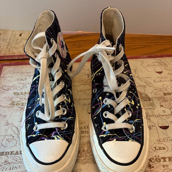 Converse Chuck 70 High Paint Splatter - Women's Size 7 - CAD $60 - Picture 4 of 4